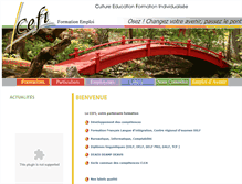 Tablet Screenshot of cefi-formation.fr